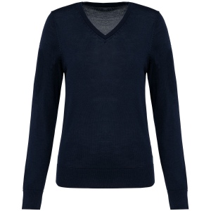 Pull Mérinos col V femme 3