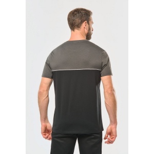T-shirt bicolore écoresponsable manches courtes unisexe 19