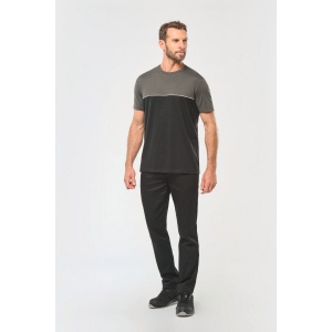 T-shirt bicolore écoresponsable manches courtes unisexe 20