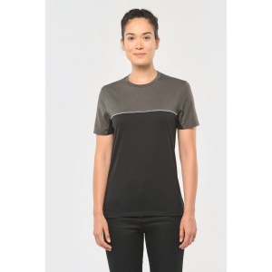 T-shirt bicolore écoresponsable manches courtes unisexe 22