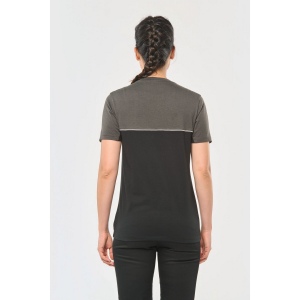 T-shirt bicolore écoresponsable manches courtes unisexe 23