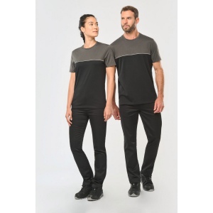 T-shirt bicolore écoresponsable manches courtes unisexe 28