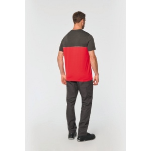 T-shirt bicolore écoresponsable manches courtes unisexe 11