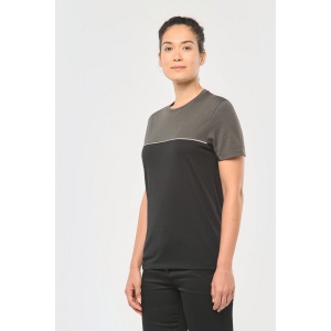 T-shirt bicolore écoresponsable manches courtes unisexe 32