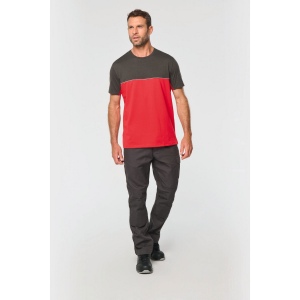 T-shirt bicolore écoresponsable manches courtes unisexe 12