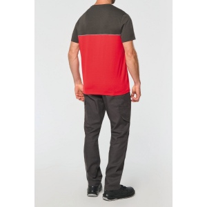 T-shirt bicolore écoresponsable manches courtes unisexe 43
