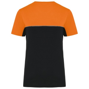 T-shirt bicolore écoresponsable manches courtes unisexe 45