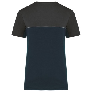 T-shirt bicolore écoresponsable manches courtes unisexe 48