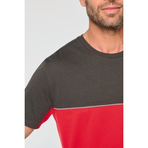 T-shirt bicolore écoresponsable manches courtes unisexe 13