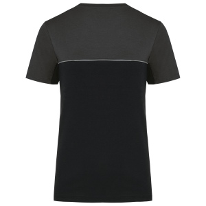 T-shirt bicolore écoresponsable manches courtes unisexe 50