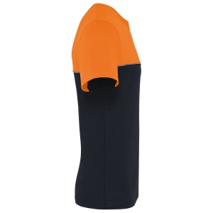 T-shirt bicolore écoresponsable manches courtes unisexe 53