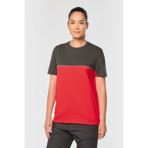 T-shirt bicolore écoresponsable manches courtes unisexe 14