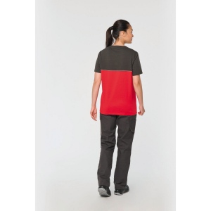 T-shirt bicolore écoresponsable manches courtes unisexe 15