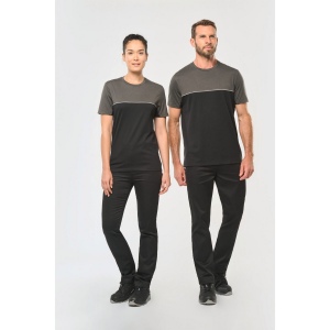 T-shirt bicolore écoresponsable manches courtes unisexe 17