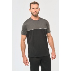 T-shirt bicolore écoresponsable manches courtes unisexe 18