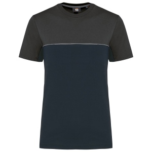 T-shirt bicolore écoresponsable manches courtes unisexe 6