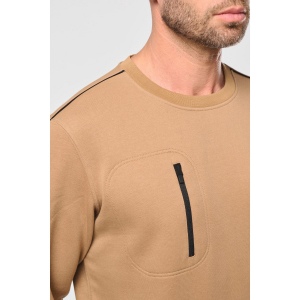 Sweat-shirt Day To Day zip poche contrastée unisexe 32