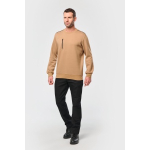 Sweat-shirt Day To Day zip poche contrastée unisexe 34