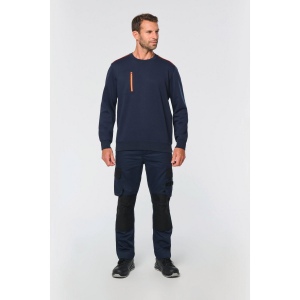 Sweat-shirt Day To Day zip poche contrastée unisexe 16