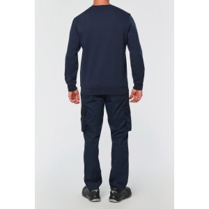 Sweat-shirt Day To Day zip poche contrastée unisexe 50