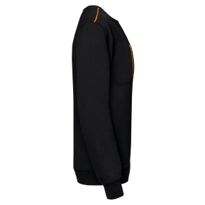 Sweat-shirt Day To Day zip poche contrastée unisexe 64