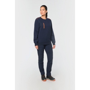 Sweat-shirt Day To Day zip poche contrastée unisexe 19