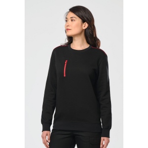 Sweat-shirt Day To Day zip poche contrastée unisexe 20