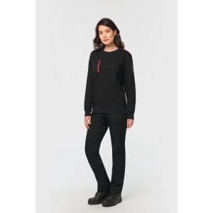 Sweat-shirt Day To Day zip poche contrastée unisexe 22