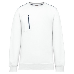 Sweat-shirt Day To Day zip poche contrastée unisexe 11