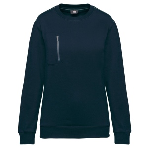 Sweat-shirt Day To Day zip poche contrastée unisexe 10