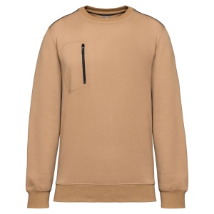 Sweat-shirt Day To Day zip poche contrastée unisexe 7