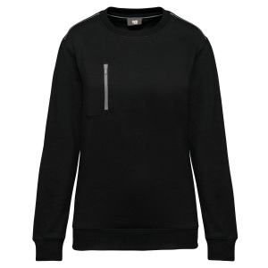 Sweat-shirt Day To Day zip poche contrastée unisexe 5