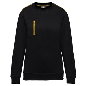 Sweat-shirt Day To Day zip poche contrastée unisexe 6