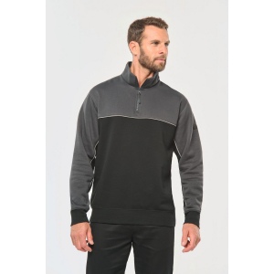 Sweat-shirt écoresponsable col zippé unisexe 10