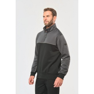 Sweat-shirt écoresponsable col zippé unisexe 27