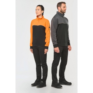 Sweat-shirt écoresponsable col zippé unisexe 28