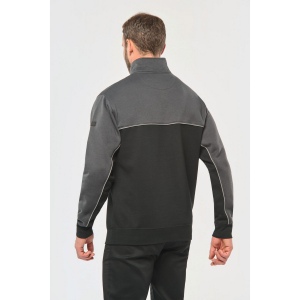 Sweat-shirt écoresponsable col zippé unisexe 11