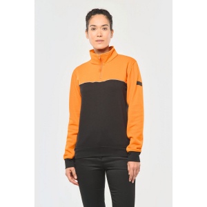 Sweat-shirt écoresponsable col zippé unisexe 30
