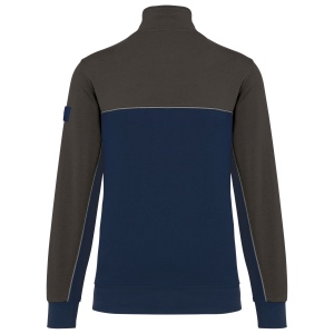 Sweat-shirt écoresponsable col zippé unisexe 38