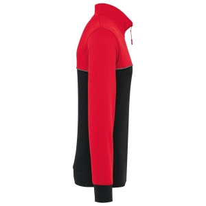 Sweat-shirt écoresponsable col zippé unisexe 46