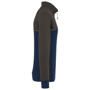 Sweat-shirt écoresponsable col zippé unisexe 50