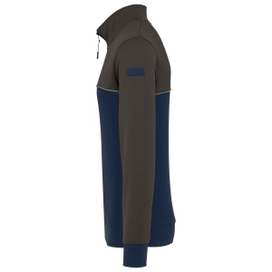 Sweat-shirt écoresponsable col zippé unisexe 51