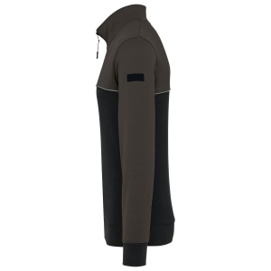 Sweat-shirt écoresponsable col zippé unisexe 55