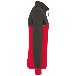 Sweat-shirt écoresponsable col zippé unisexe 56