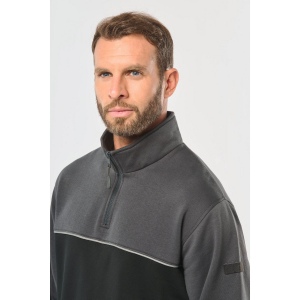 Sweat-shirt écoresponsable col zippé unisexe 17