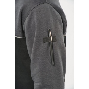 Sweat-shirt écoresponsable col zippé unisexe 18