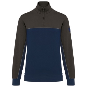 Sweat-shirt écoresponsable col zippé unisexe 6