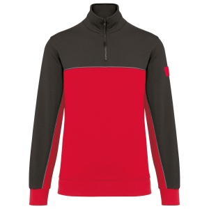 Sweat-shirt écoresponsable col zippé unisexe 9