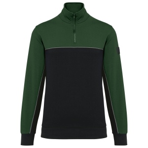 Sweat-shirt écoresponsable col zippé unisexe 2