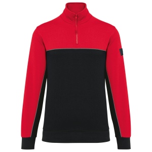 Sweat-shirt écoresponsable col zippé unisexe 4